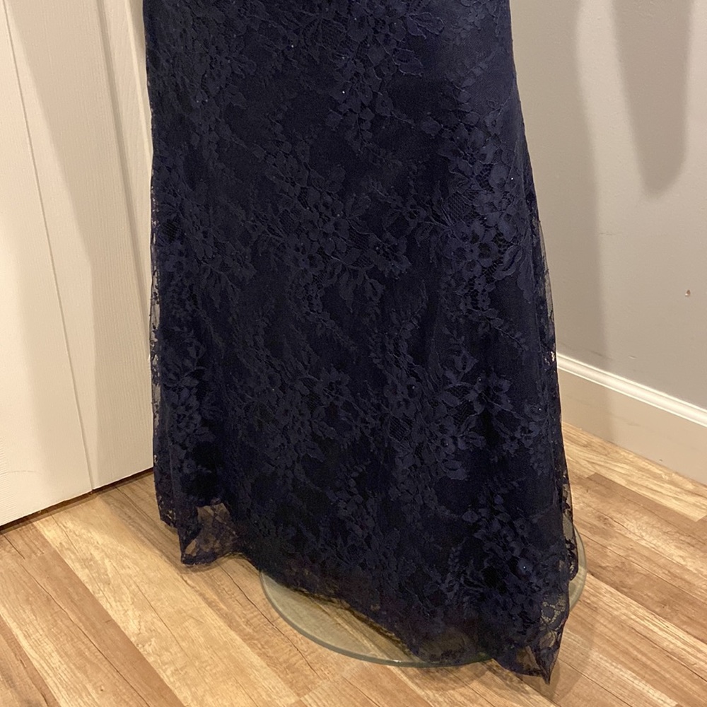 NWOT La Femme lace gown - Picture 6 of 11